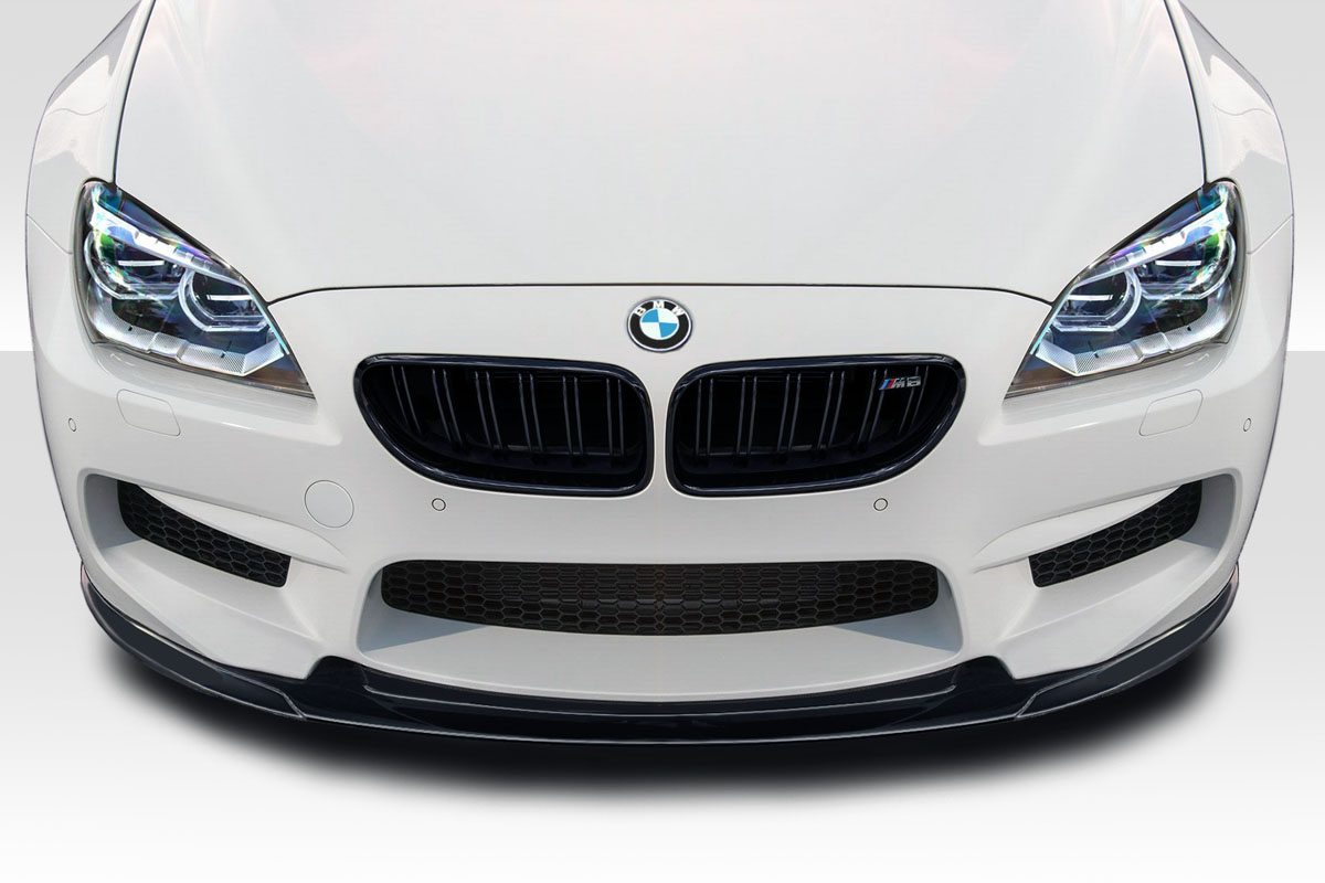 115055 Style Carbon Fiber Front Add-On Lip Under Spoiler for 2011-2018 BMW 6-Series M6, F06, F12 & F13