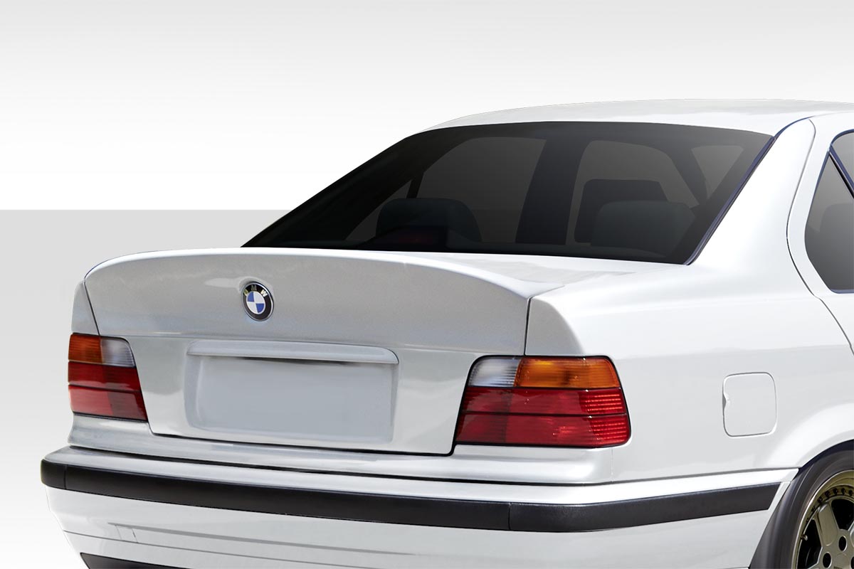 CSL Wing Spoiler for 1992-1998 BMW 3 Series M3 E36 4DR, Signature Black