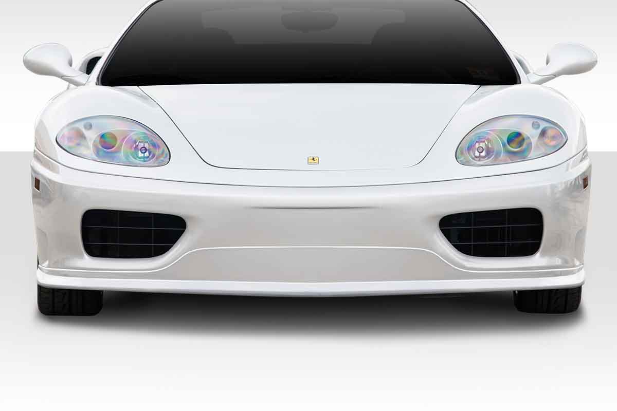 114846 Eros Version 2 Front Lip Air Dam Body Kit for 1999-2004 Ferrari 360 Modena, Signature Black