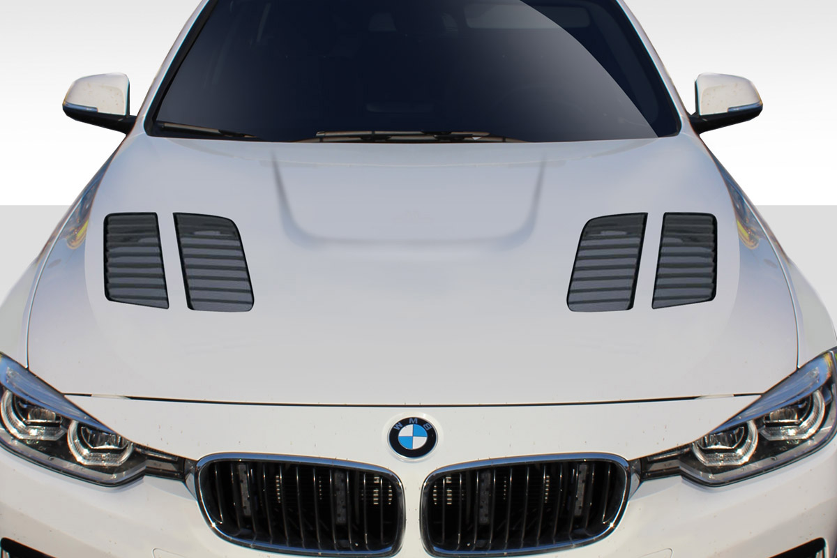 114207 GTR Hood for 2012-2018 BMW 3 Series F30 & 2014-2018 4 Series F32, Signature Black