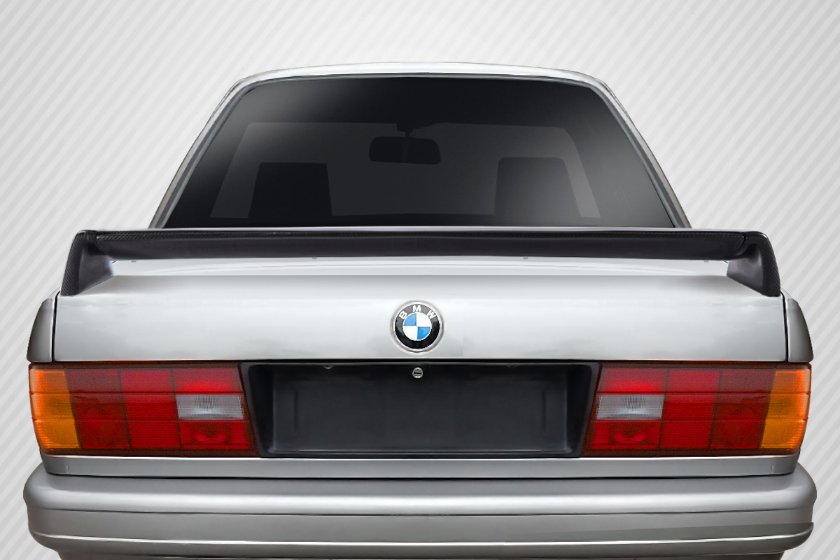 Picture of Carbon Creations 115515 3 Series E30 Evo Look Trunk Spoiler For 1984-1991 BMW - 2 Piece