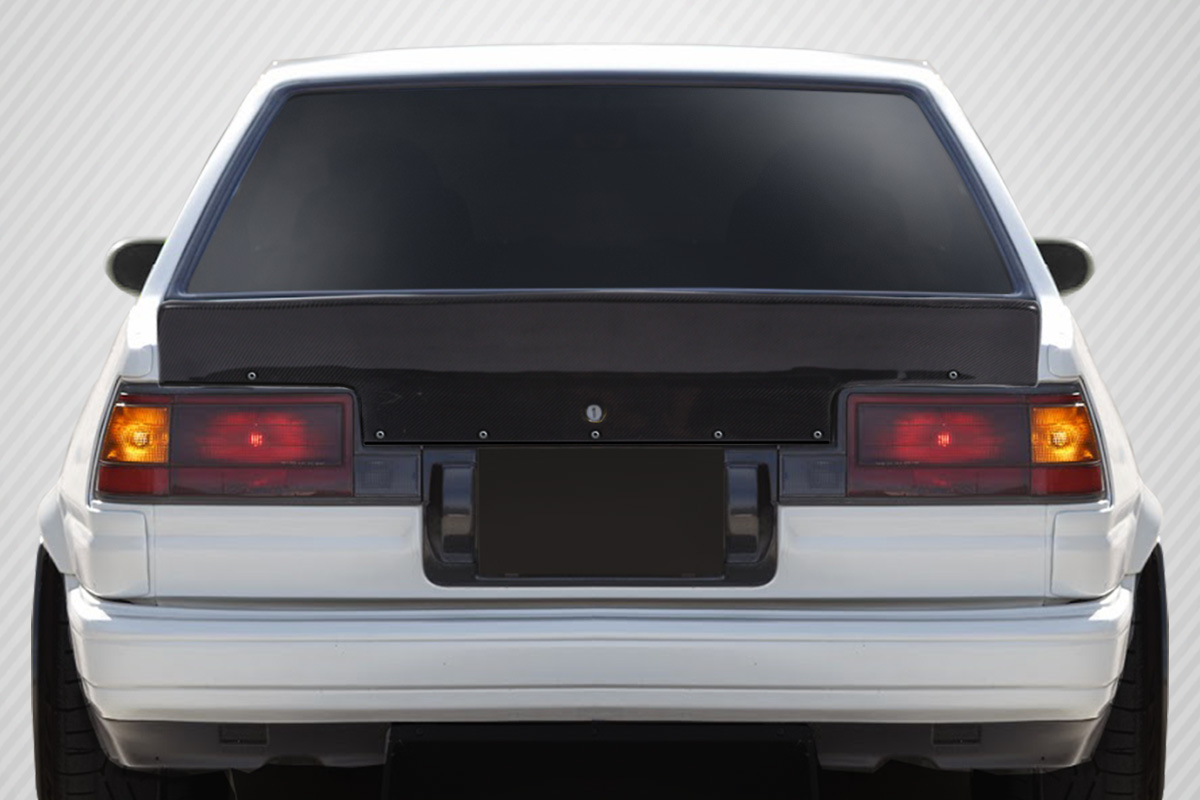 Picture of Carbon Creations 115568 RBS Wing Spoiler For 1984-1987 Toyota Corolla 2DR