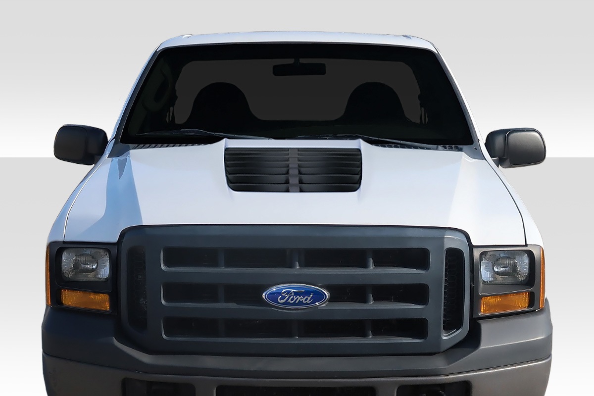 Picture of Duraflex 115328 GT500 V2 Hood for 1999-2007 Ford Super Duty F250 F350 F450 F550 & 2000-2005 Ford Excursion
