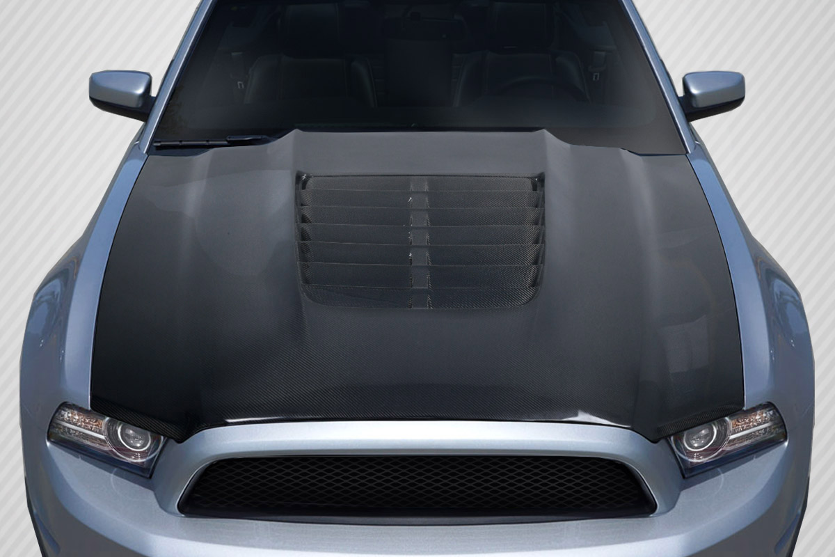 Picture of Carbon Creations 115198 GT500 V2 Hood for 2013-2014 Ford Mustang & 2010-2014 Mustang GT500
