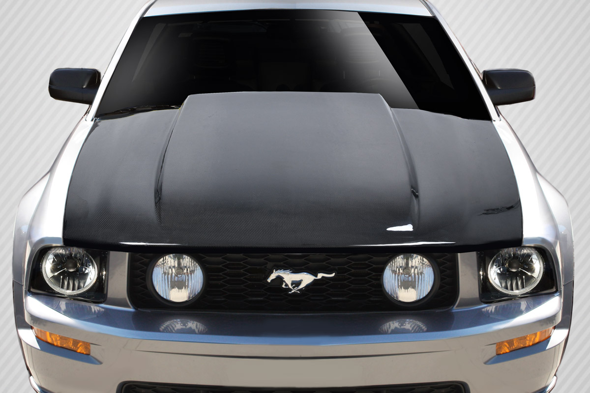 Picture of Carbon Creations 115533 2.5 in. Cowl Hood for 2005-2009 Ford Mustang