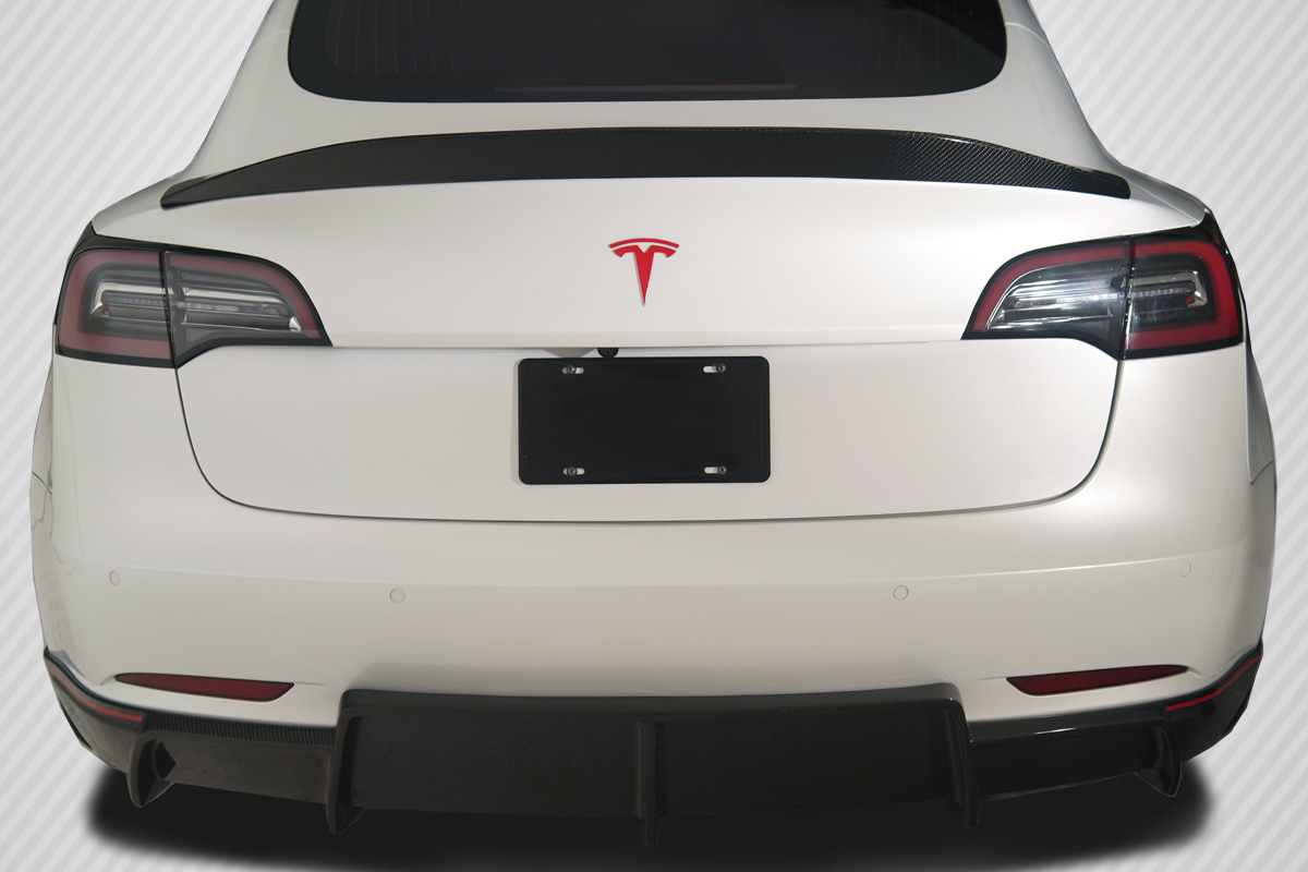 Picture of Carbon Creations 115472 3 GT Concept Rear Wing Spoiler for 2018-2020 Tesla Model