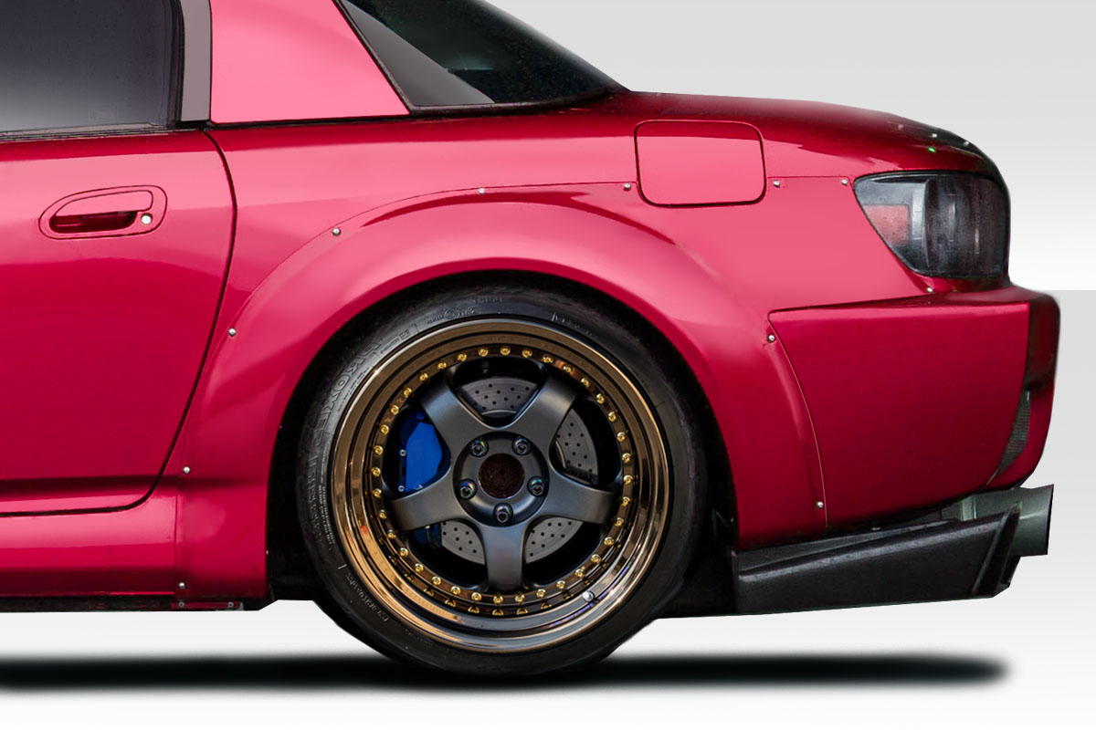 SPN Rear Fender Flares for 2000-2009 Honda S2000 - 2 Piece