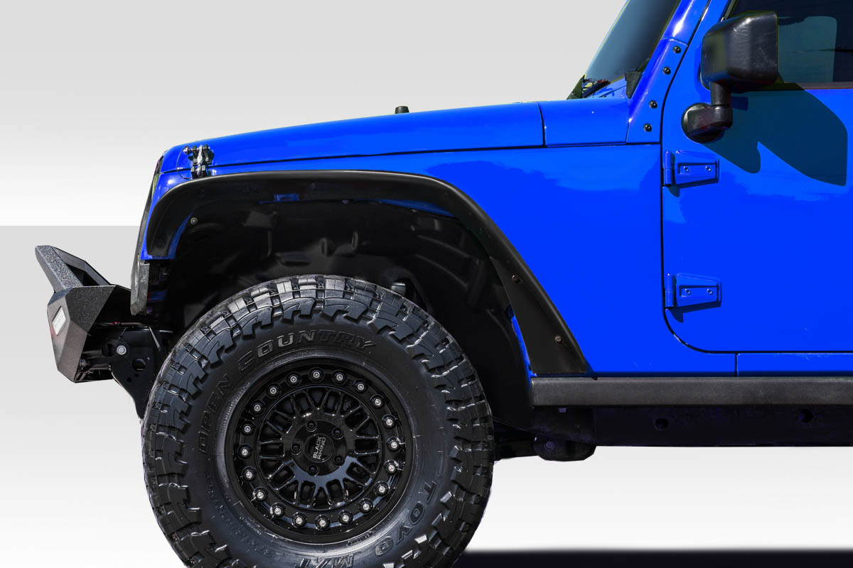 Picture of Duraflex 115644 Rugged Front Fenders for 2007-2018 Jeep Wrangler - 2 Piece