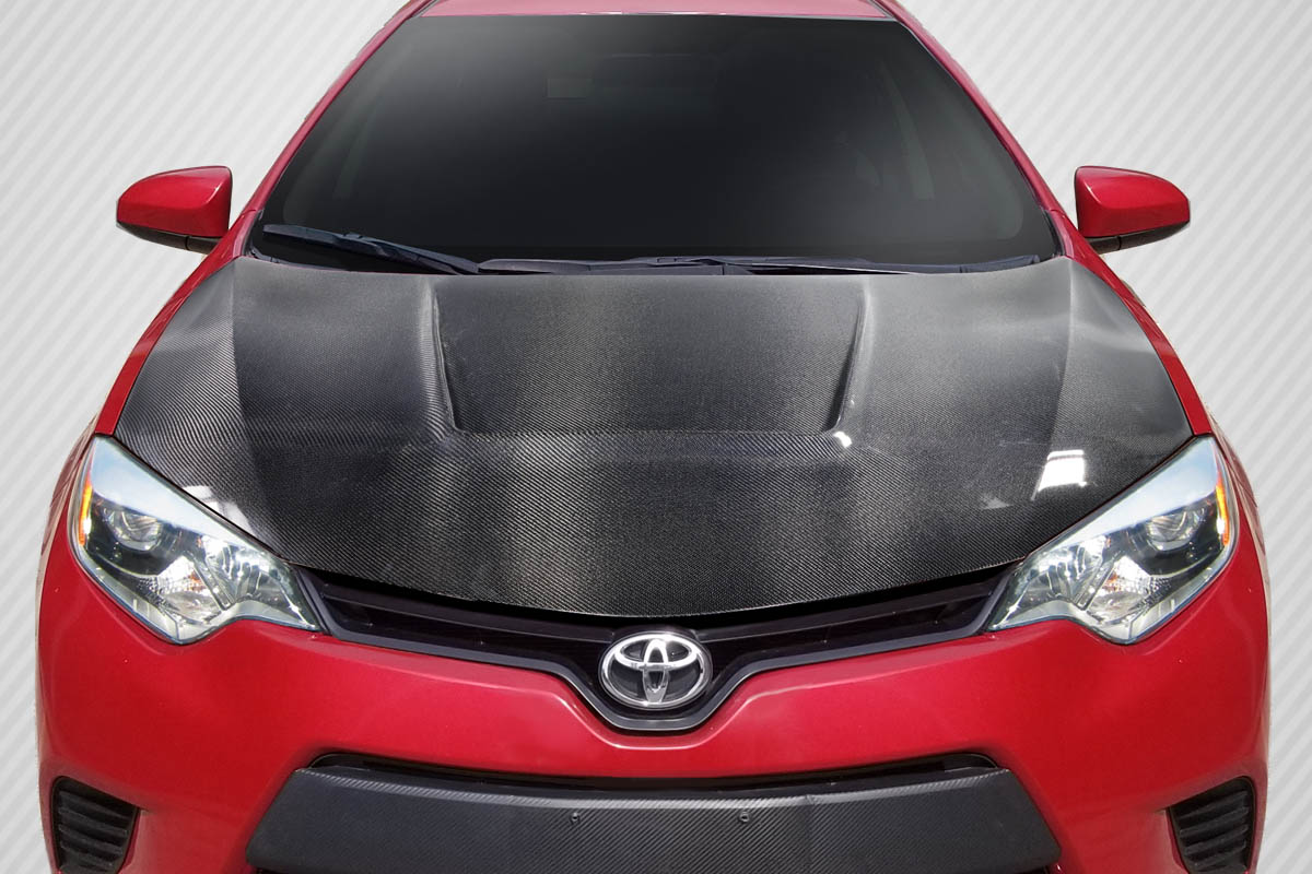 Picture of Carbon Creations 115576 2014-2016 Toyota Corolla Carbon Creations Body Kit Circuit Hood