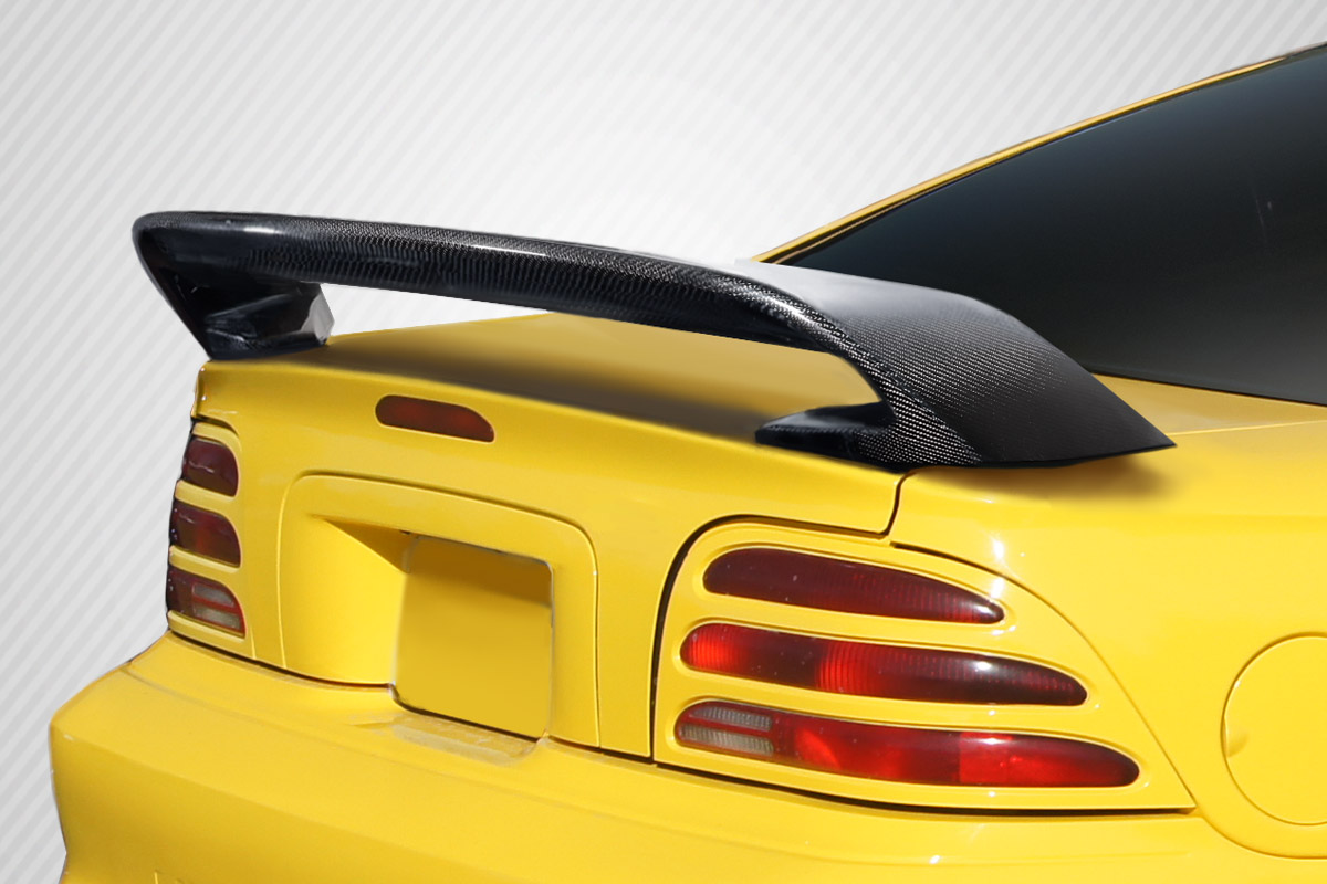 Picture of Carbon Creations 115418 GT350 Look Rear Wing Spoiler for 1994-1998 Ford Mustang - 2 Piece