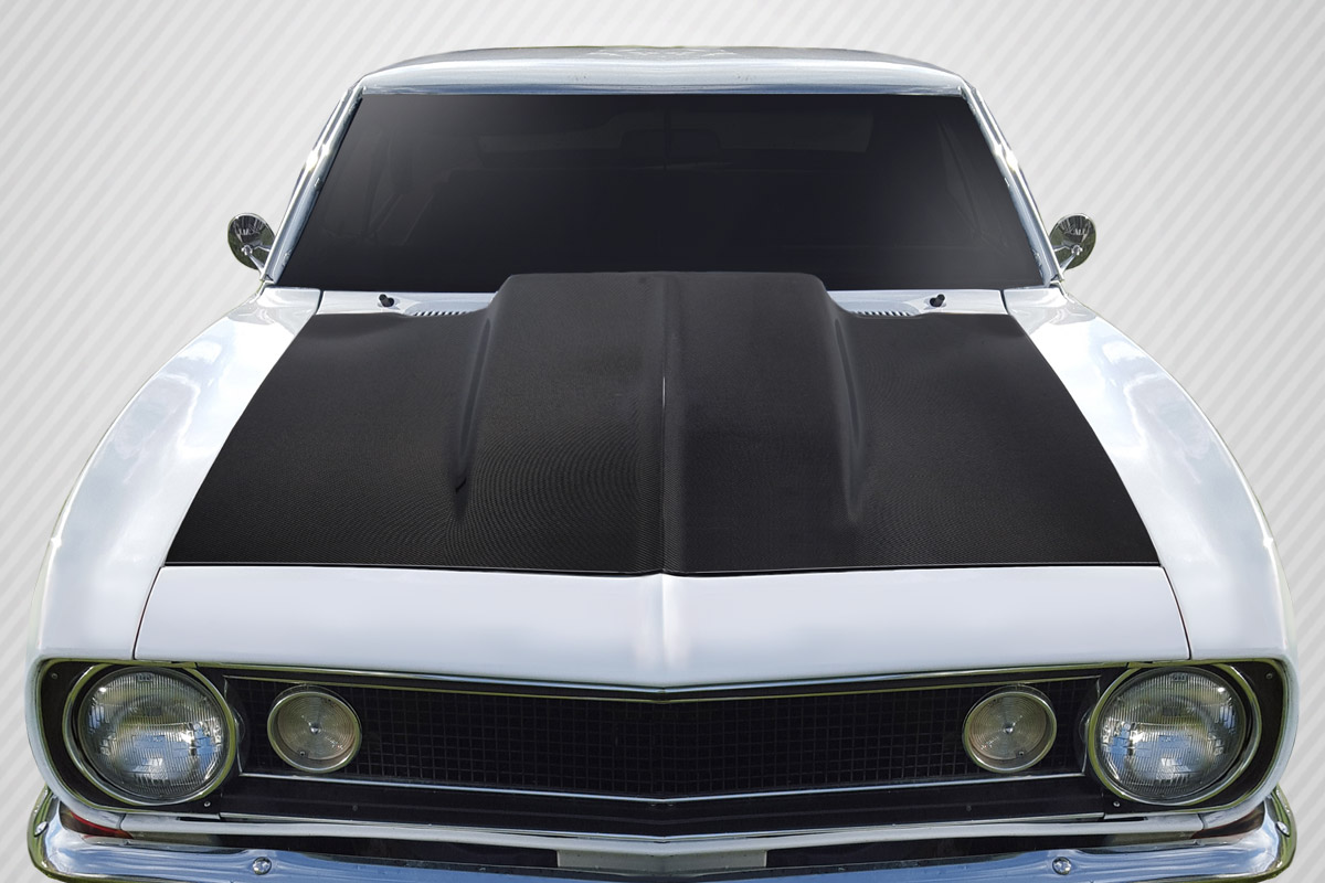 Picture of Carbon Creations 116033 2 in. Cowl Hood for 1967-1969 Chevrolet Camaro