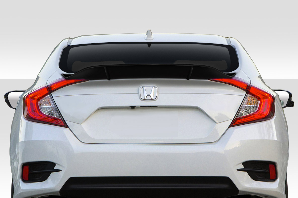Duckbill Rear Wing Spoiler for 2016-2020 Honda Civic 4DR - 3 Piece