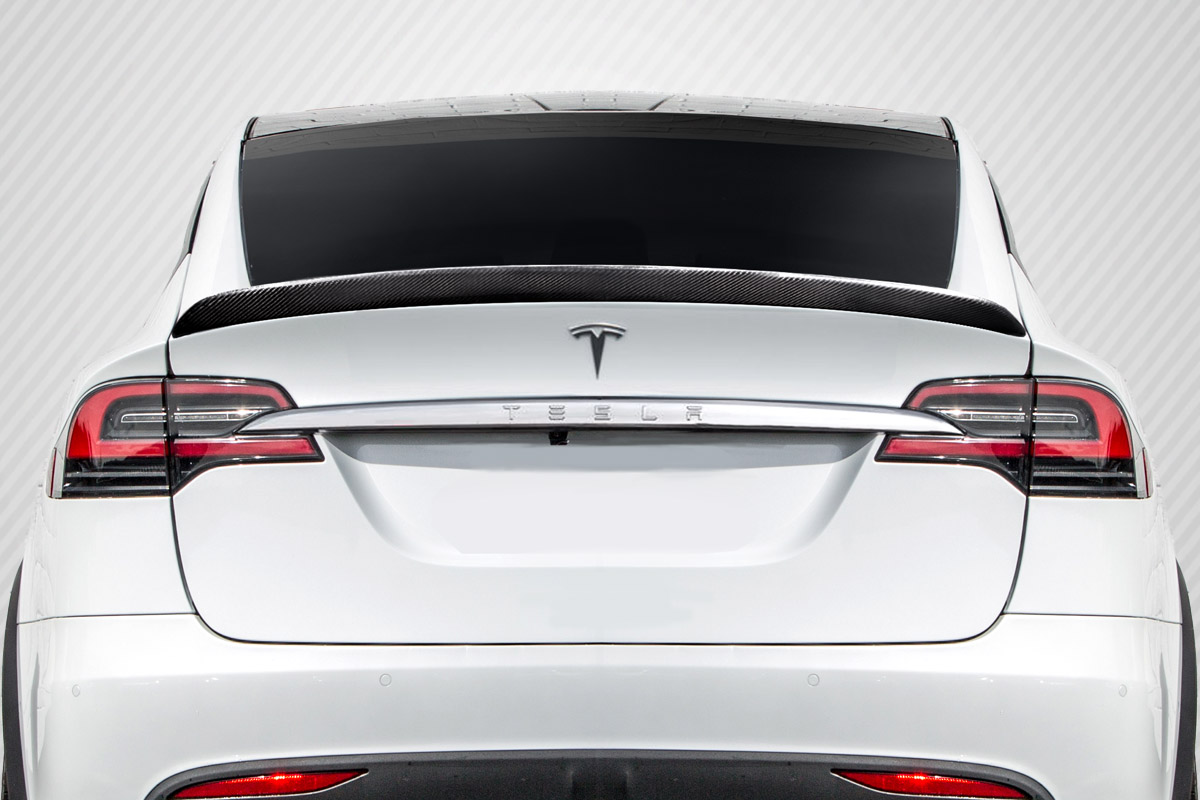 Picture of Carbon Creations 115815 High Kick Rear Wing Spoiler for 2016-2020 Tesla Model X