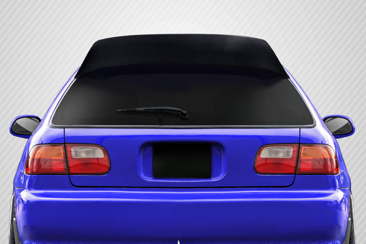 Picture of Carbon Creations 115741 HB Demon Rear Roof Wing Spoiler for 1992-1995 Honda Civic
