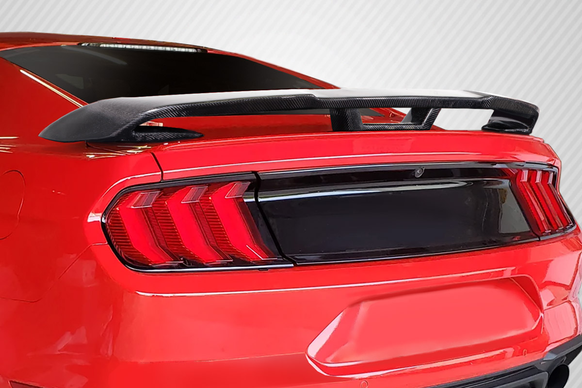 Picture of Carbon Creations 115380 Performance Look Rear Wing Spoiler for 2015-2020 Ford Mustang