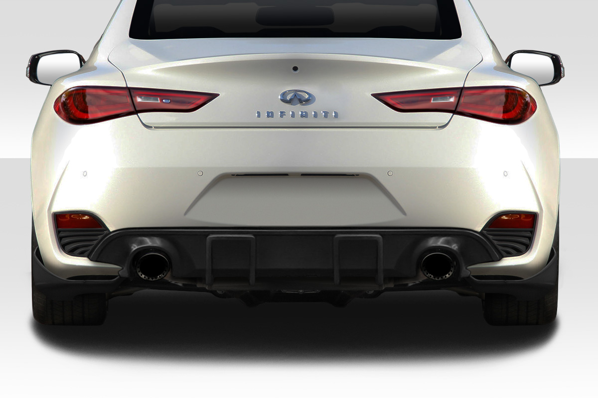 J Spec Rear Diffuser for 2017-2020 Infiniti Q60 - 3 Piece
