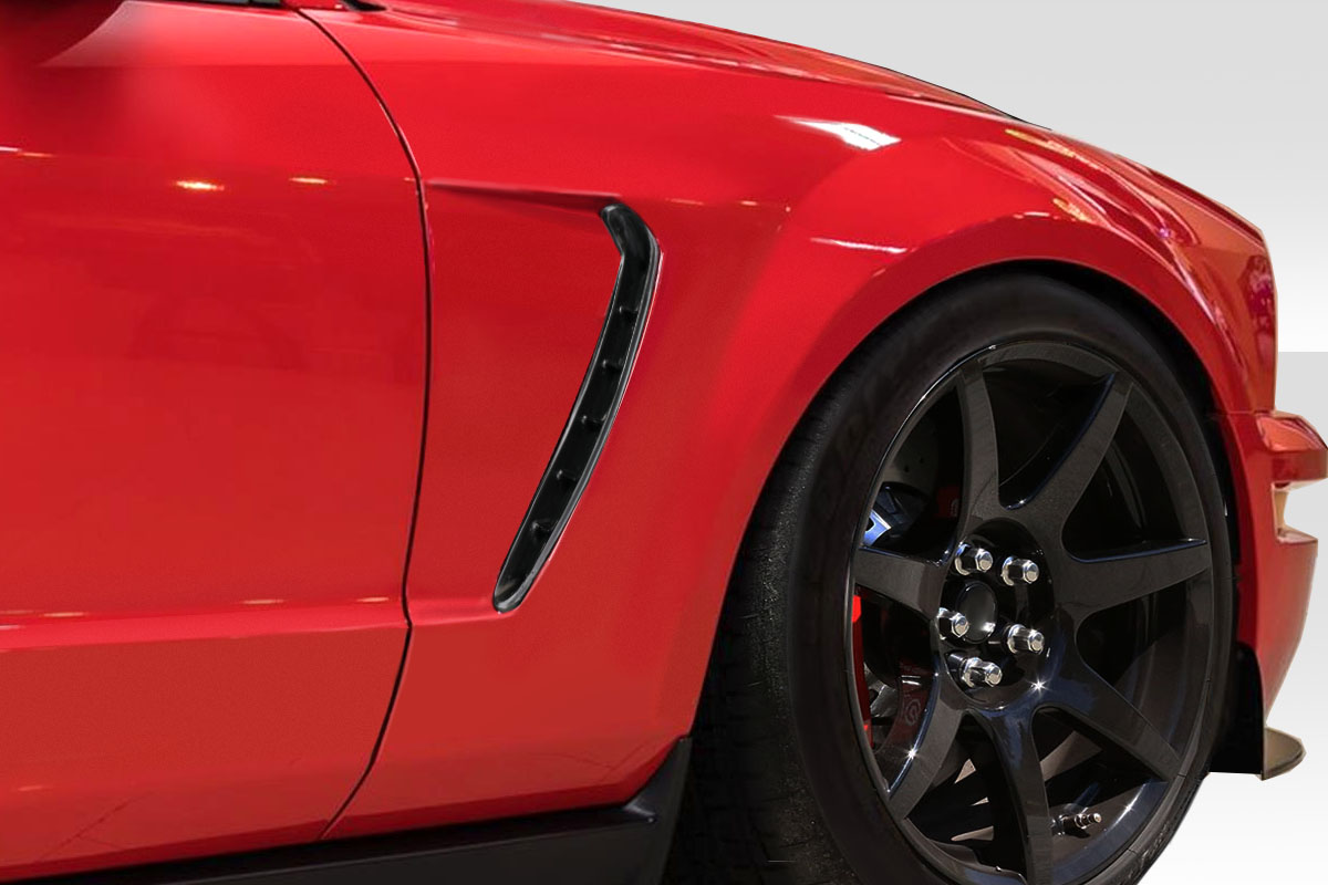 V1 Look Front Fender for 2005-2009 Ford Mustang GT350 - 2 Piece