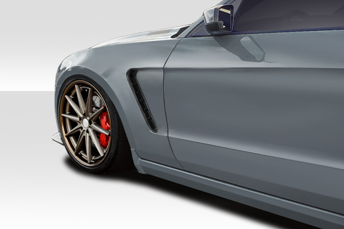 V1 Look Front Fender for 2010-2014 Ford Mustang GT350 - 2 Piece