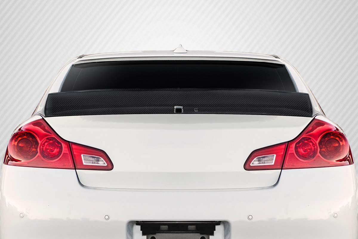 Picture of Carbon Creations 116077 LBW Rear Wing Spoiler for 2009-2013 Infiniti G Sedan G37