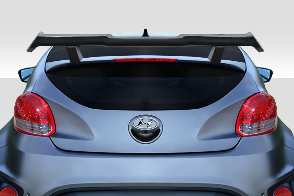 Nobo Rear Wing Spoiler for 2012-2017 Hyundai Veloster - 3 Piece