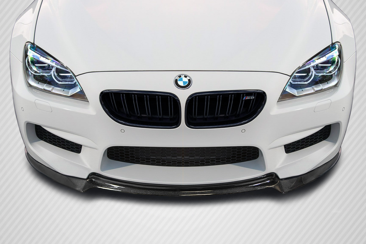 Picture of Duraflex 115059 AF-2 Front Lip Under Spoiler for 2012-2019 BMW M6 F12 F13&#44; Carbon