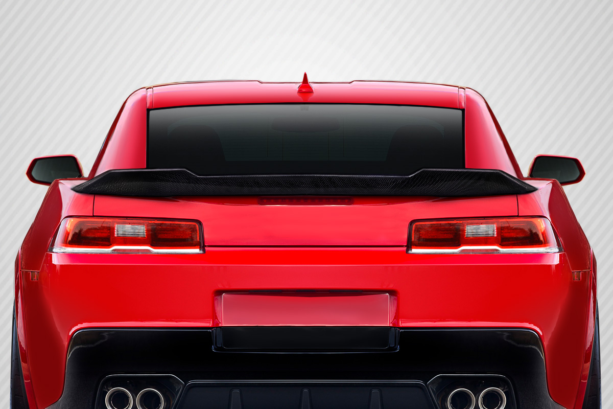 Picture of Duraflex 115580 A Spec Rear Wing Spoiler for 2014-2015 Chevrolet Camaro&#44; Black