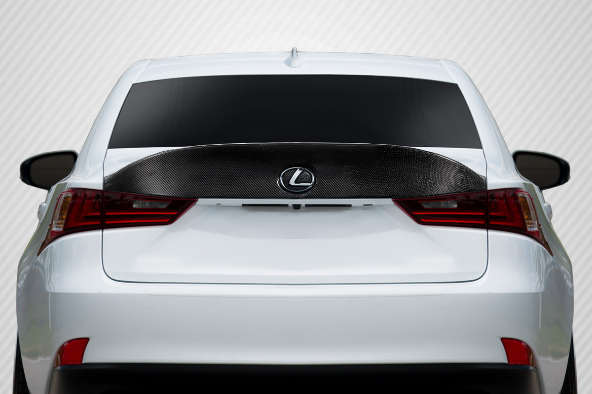 Picture of Duraflex 115821 Performance Rear Wing Spoiler for 2014-2020 Lexus IS Series IS250 IS350&#44; Black