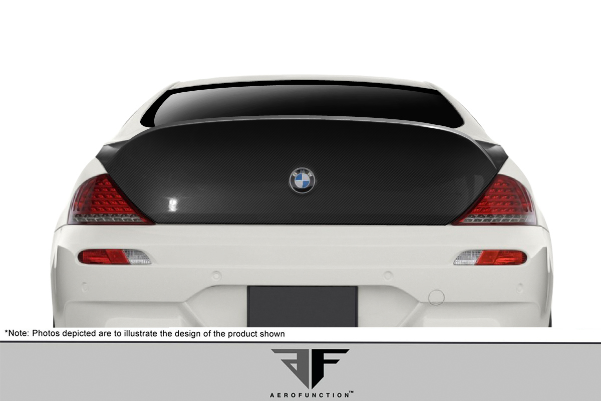 2004-2010 BMW 6 Series E63 2DR Carbon AF-2 Trunk Lid - Signature Black - 1 Piece