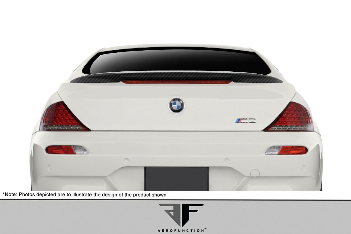 2004-2010 BMW 6 Series E63 2DR Carbon AF-1 Trunk Spoiler - Signature Black - 1 Piece