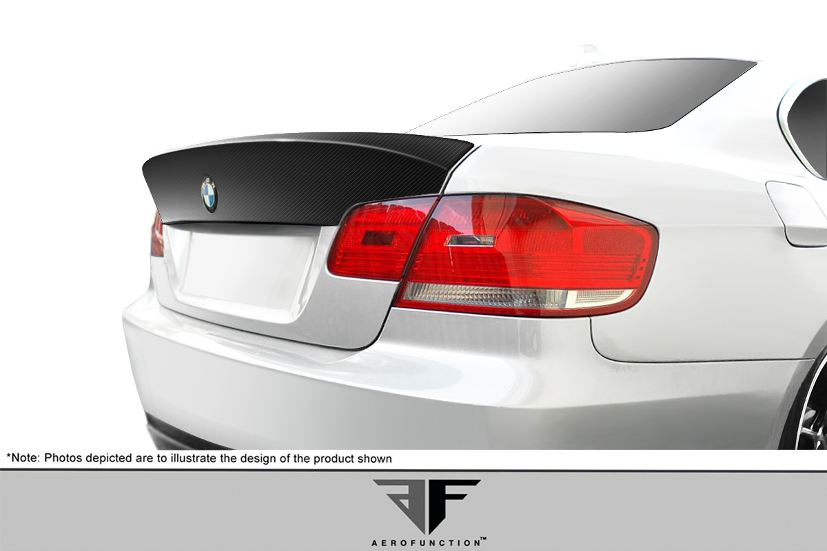 2007-2011 BMW 3 Series E92 2DR Carbon AF-1 Trunk Spoiler - Signature Black - 1 Piece