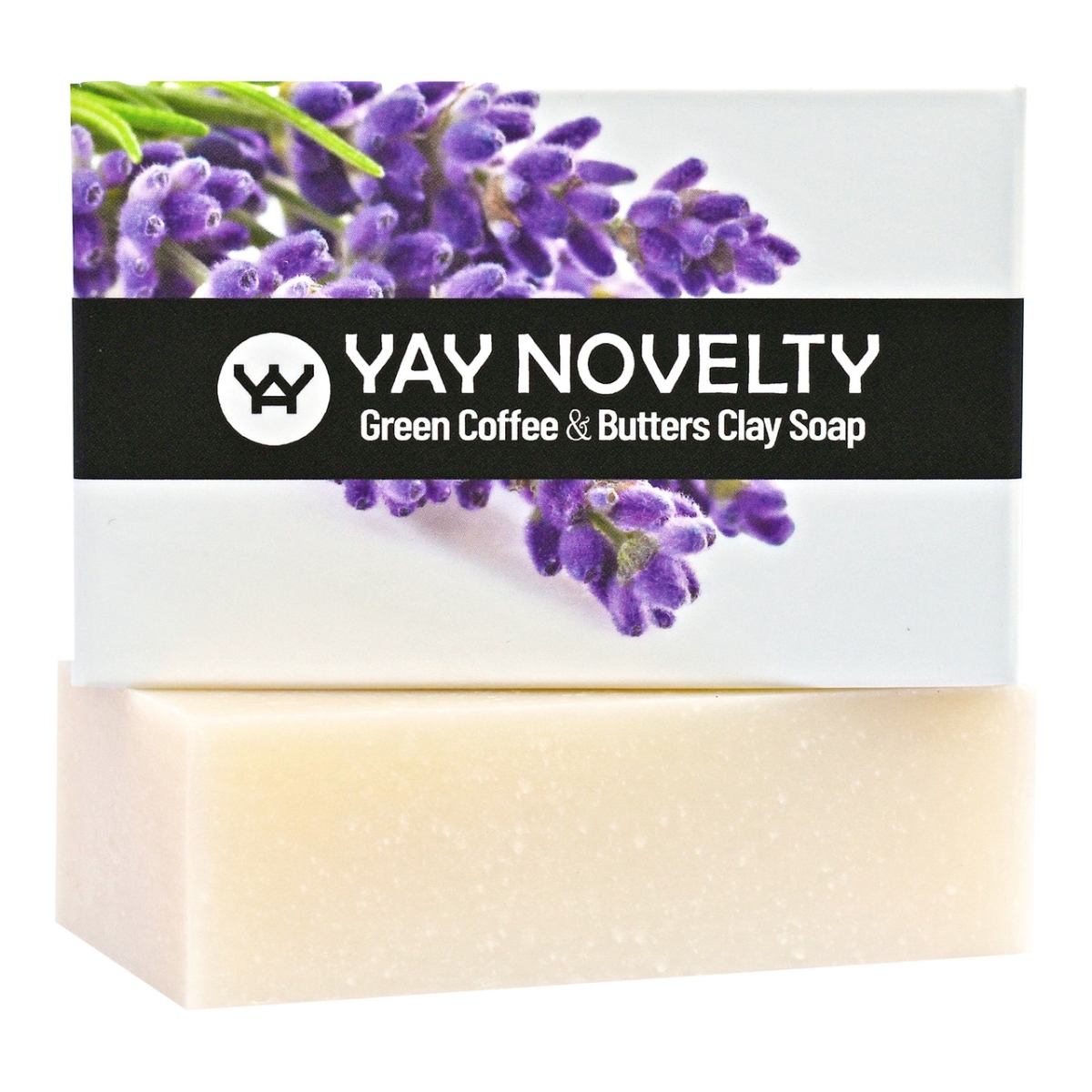 Picture of Yay Novelty 401 Luxurious All Natural Green Coffee Clay Bar Soap - Lavender