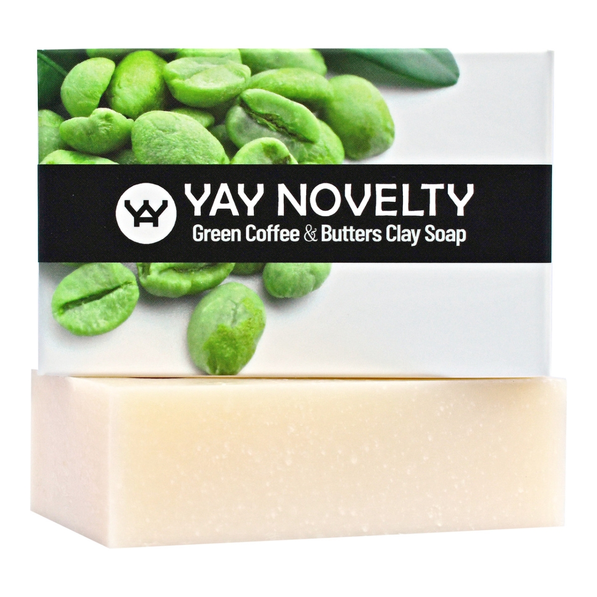 Picture of Yay Novelty 400 Luxurious All Natural Green Coffee Clay Bar Soap - Unscented