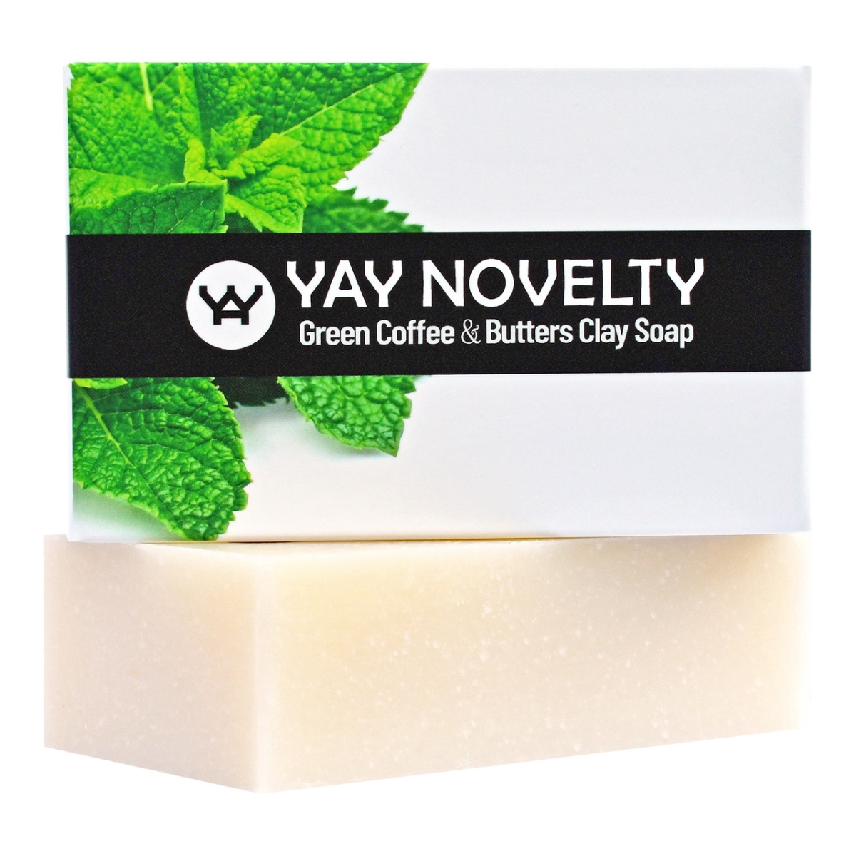 Picture of Yay Novelty 404 Luxurious All Natural Green Coffee Clay Bar Soap - Peppermint