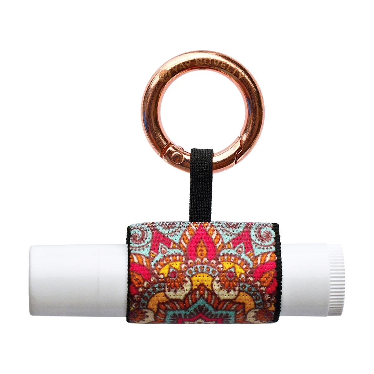 3523 Eco-Friendly Chap Stick Stylish Lip Balm Holder Keychain - Boho