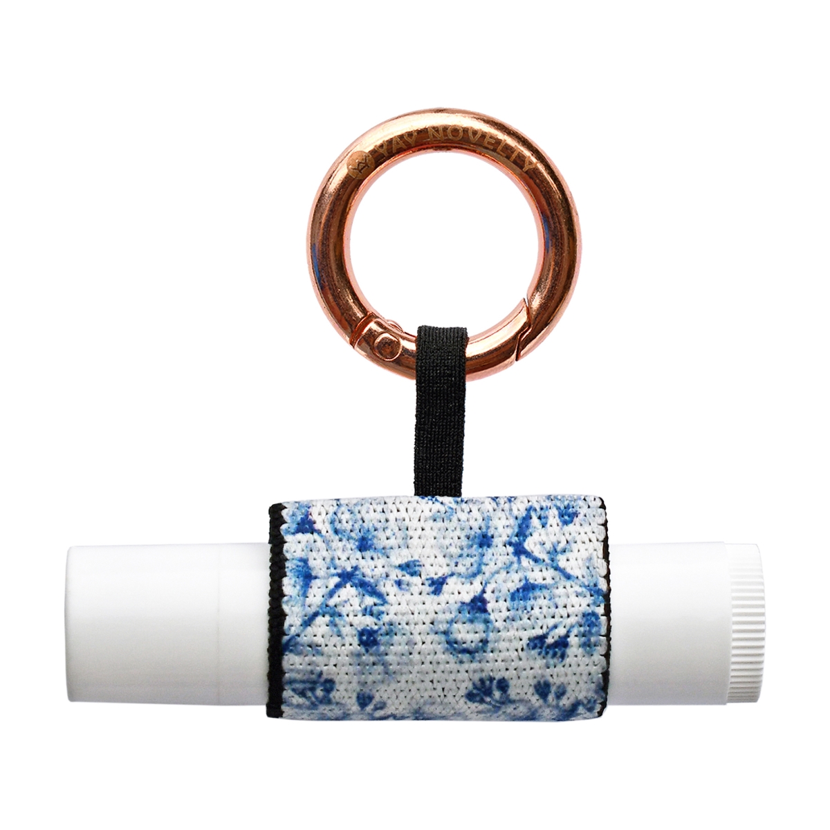 3540 Eco-Friendly Chap Stick Stylish Lip Balm Holder Keychain - Apple Blossom