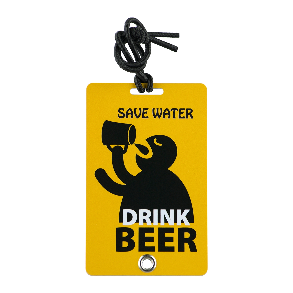 2009 Stylish & Secure Luggage Tag for Backpacks Pet Carriers & More - Another Round Please