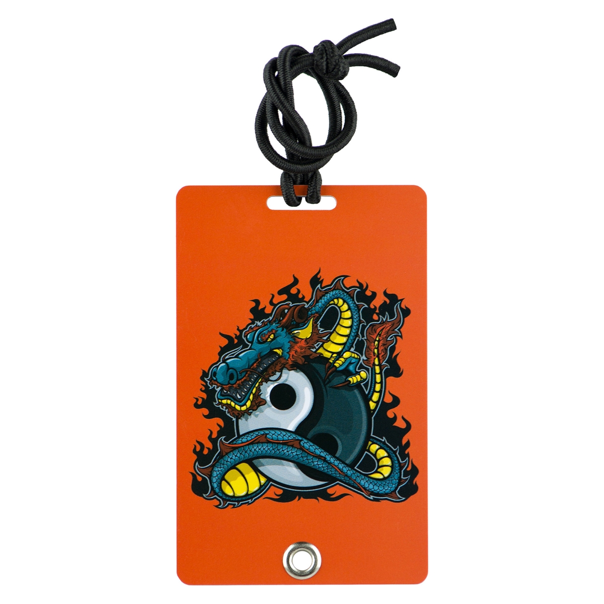 2011 Stylish & Secure Luggage Tag for Backpacks Pet Carriers & More - Yin-Yang