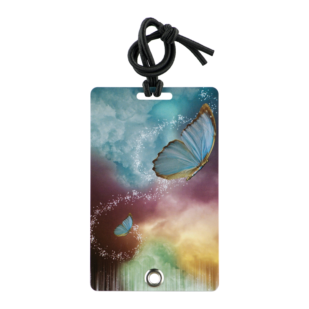 2051 Stylish & Secure Luggage Tag for Backpacks Pet Carriers & More - Butterfly Magic