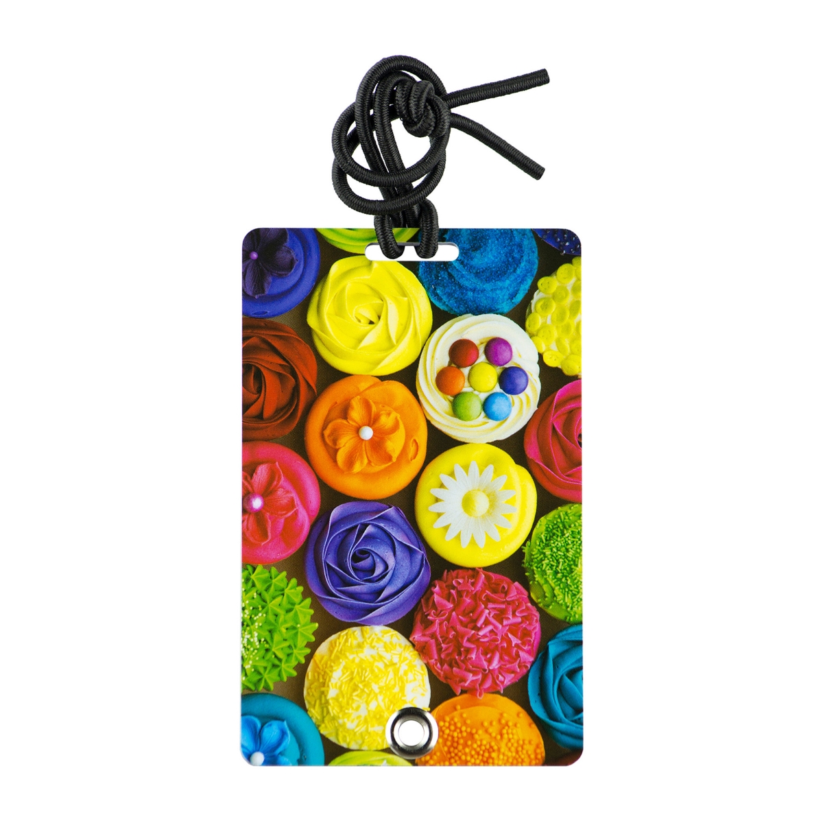 2055 Stylish & Secure Luggage Tag for Backpacks Pet Carriers & More - Cupcake Glory