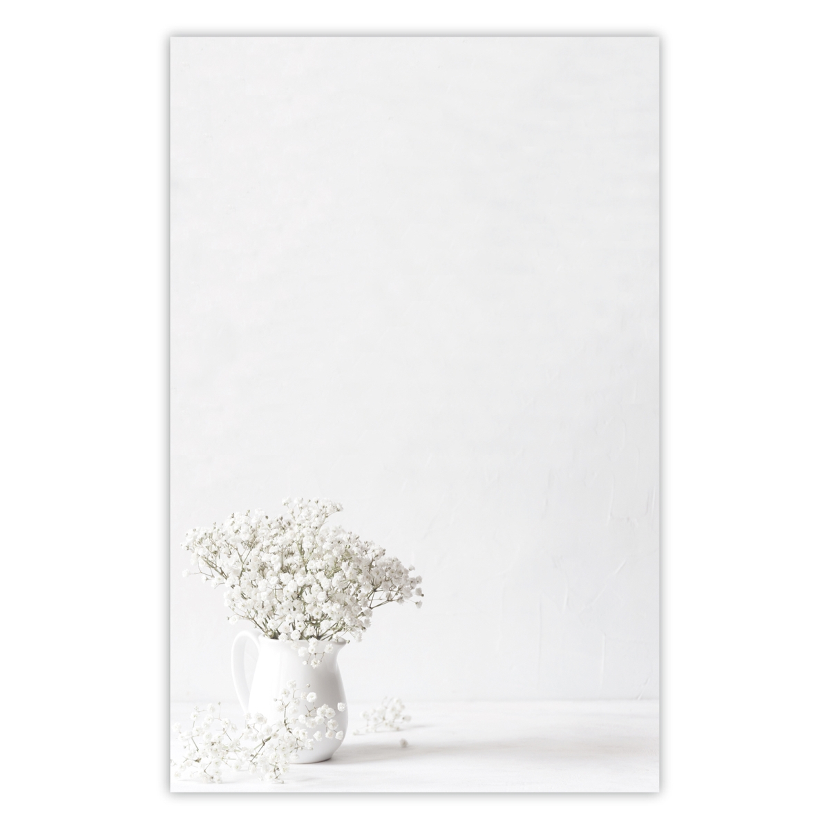 5012 5.5 x 8.5 in. 70 lbs 50 Sheet Organize with Style Illustrated Notepad for Daily Planning & To Do Lists - Baby Breath