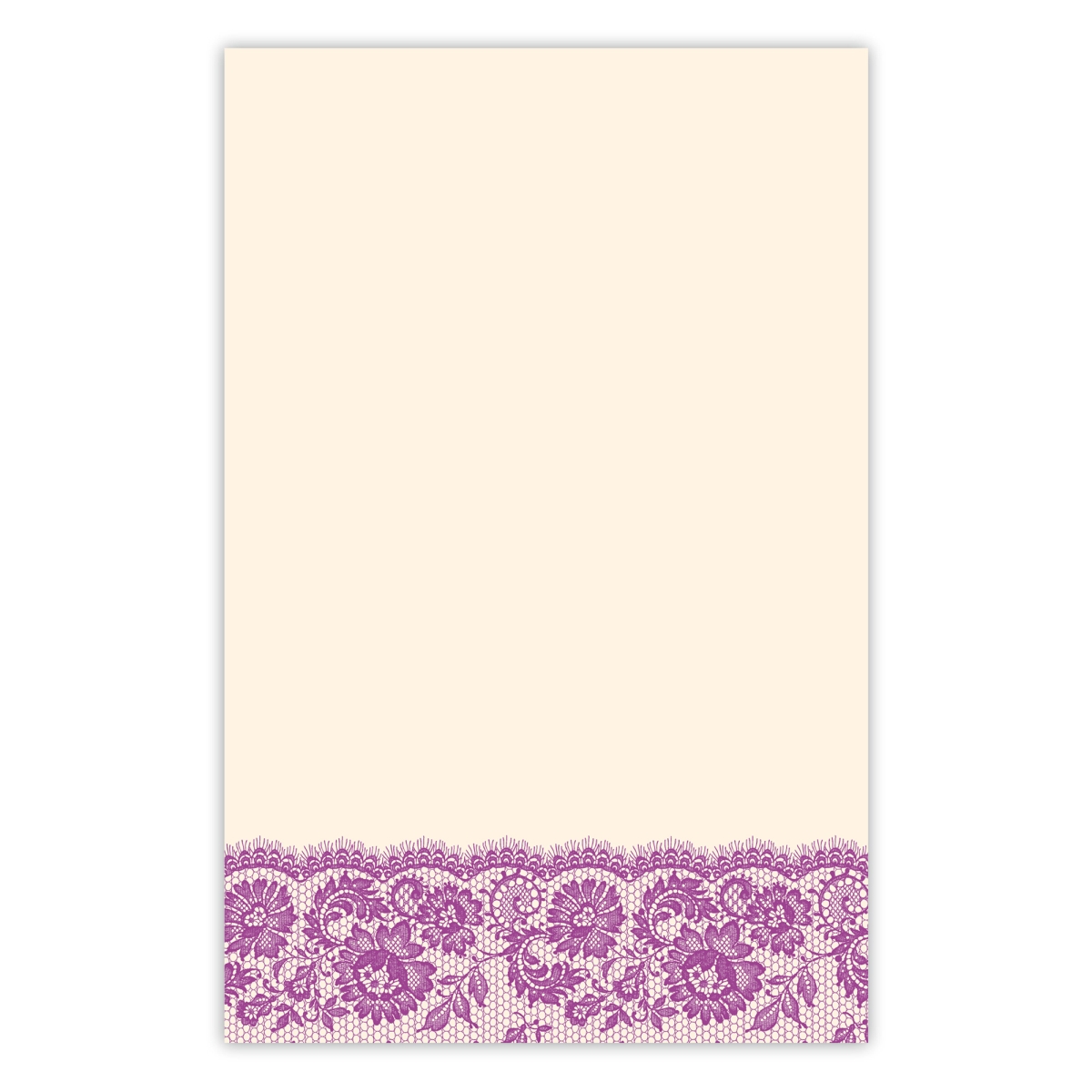 5022 5.5 x 8.5 in. 70 lbs 50 Sheet Organize with Style Illustrated Notepad for Daily Planning & To Do Lists - Purple Lace