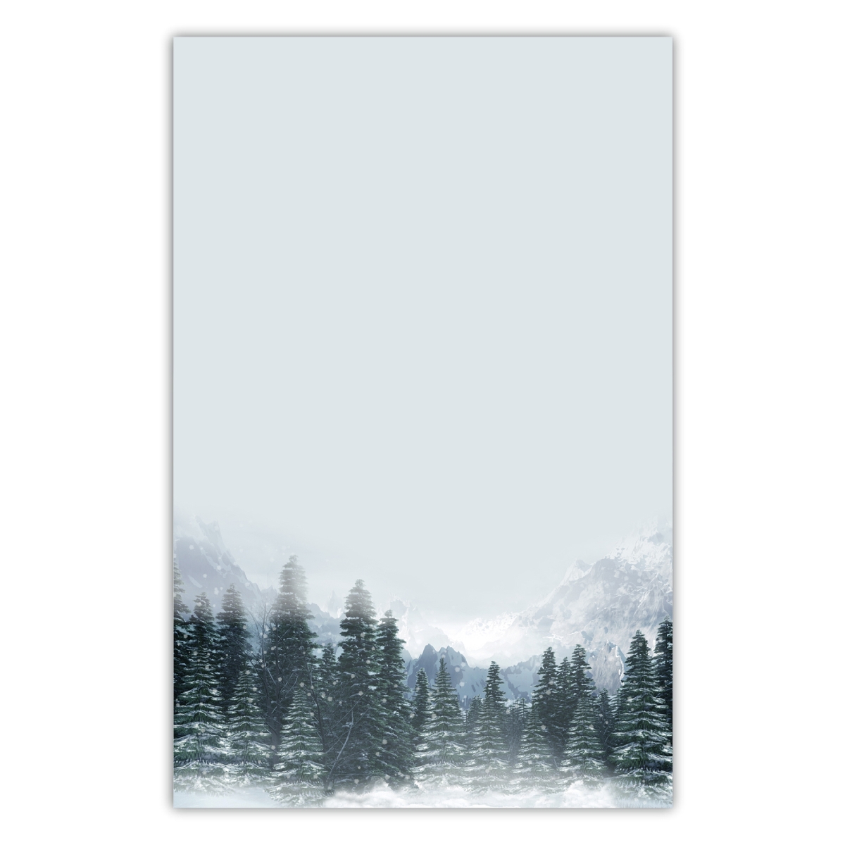 5038 5.5 x 8.5 in. 70 lbs 50 Sheet Organize with Style Illustrated Notepad for Daily Planning & To Do Lists - Evergreen