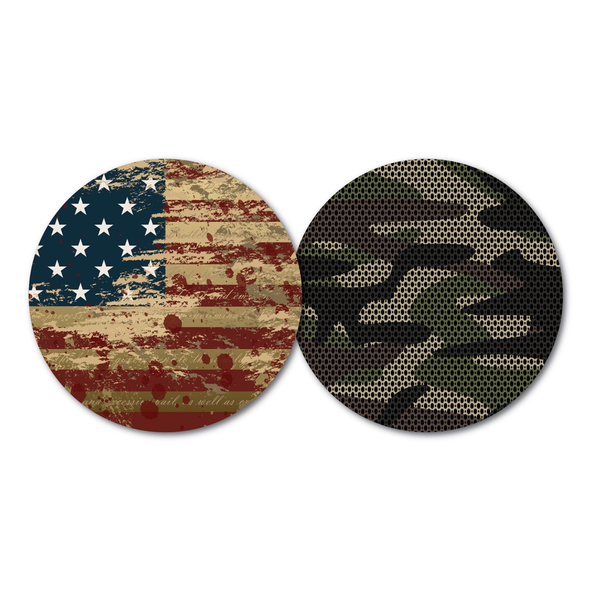Picture of Yay Novelty 11008 Premium Reversible Paper Drink Coasters&#44; Valor - Set of 10