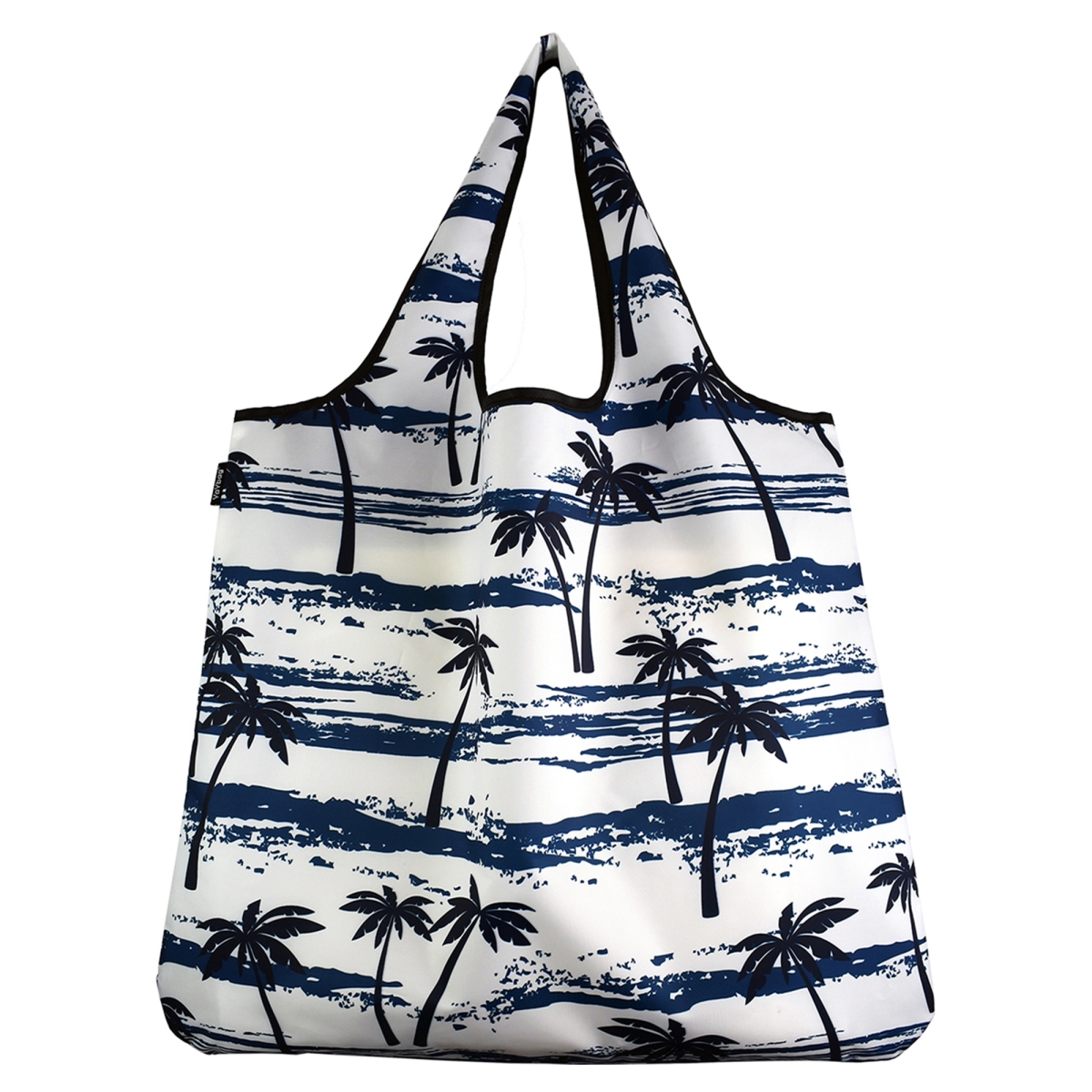 J4405 Jumbo Eco Friendly Stylish Tote Large Excellent Versatile Reusable Shopping Bag - Palm Tree