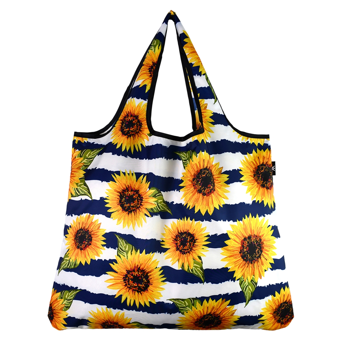J4328 Jumbo Eco Friendly Stylish Tote Large Excellent Versatile Reusable Shopping Bag - Sunflower