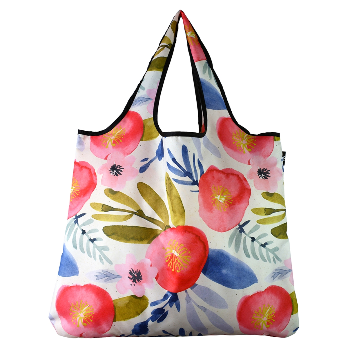 J4363 Jumbo Eco Friendly Stylish Tote Large Excellent Versatile Reusable Shopping Bag - Watercolor Floral