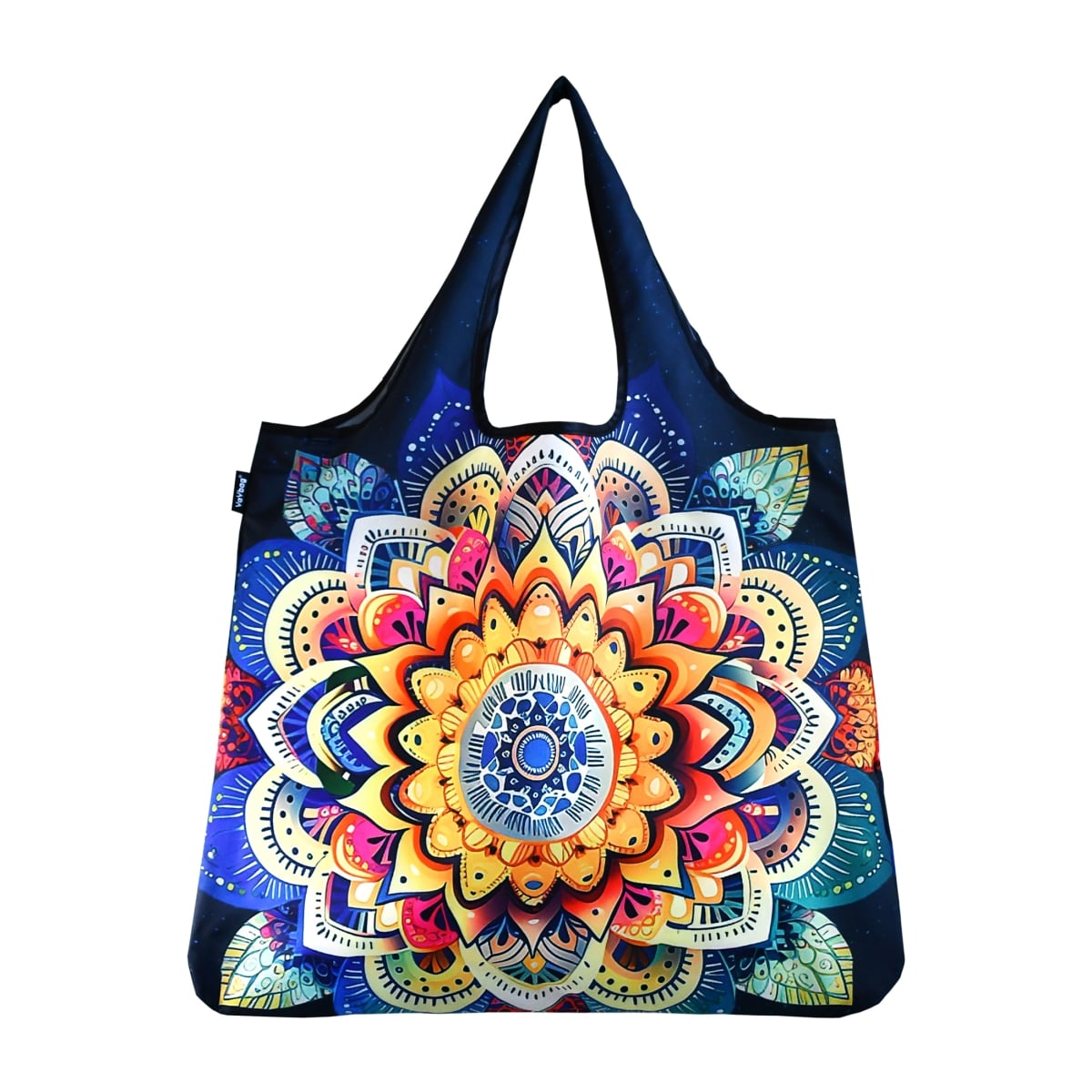J4441 Jumbo Eco Friendly Stylish Tote Large Excellent Versatile Reusable Shopping Bag - Mandala
