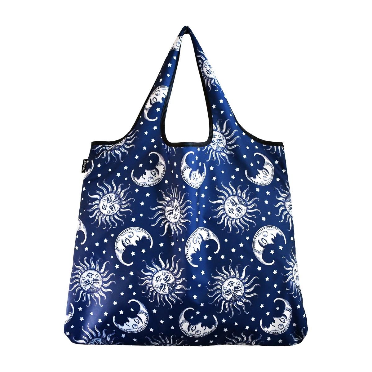 J4435 Jumbo Eco Friendly Stylish Tote Large Excellent Versatile Reusable Shopping Bag - Moon & Sun