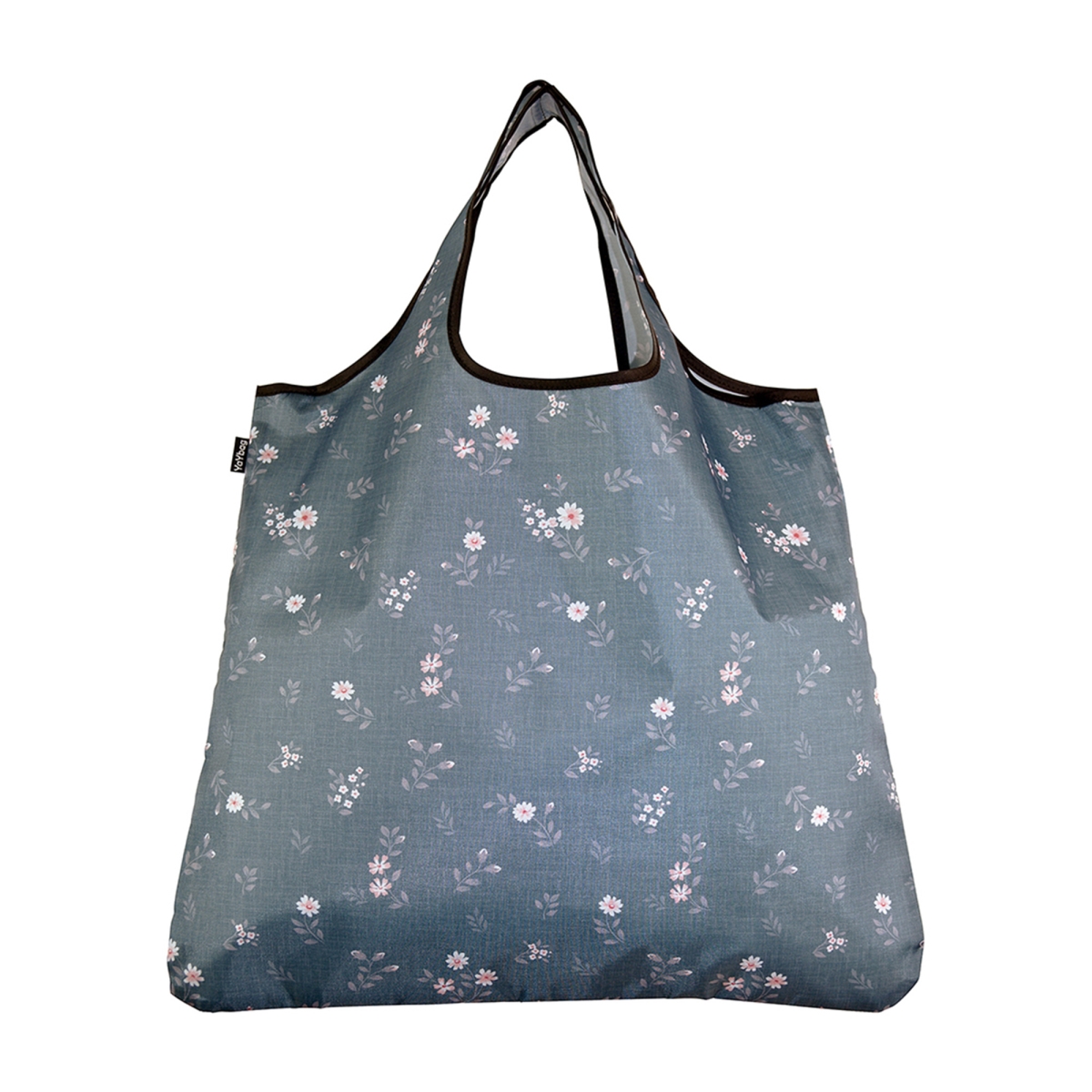 4107 Original Eco Friendly Stylish Tote Large Excellent Versatile Reusable Shopping Bag - Gray Linen