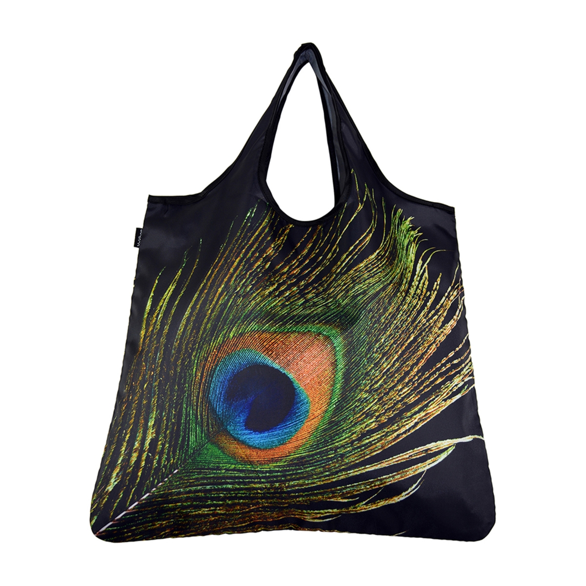 4135 Original Eco Friendly Stylish Tote Large Excellent Versatile Reusable Shopping Bag - Peacock